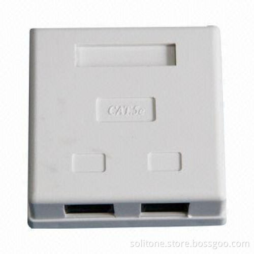 Cat5e FTP 2 Ports Mounting Boxes, Installation Position, OEM Services are Provided